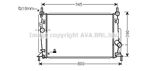 AVA QUALITY COOLING Radiators, Motora dzesēšanas sistēma MZ2237